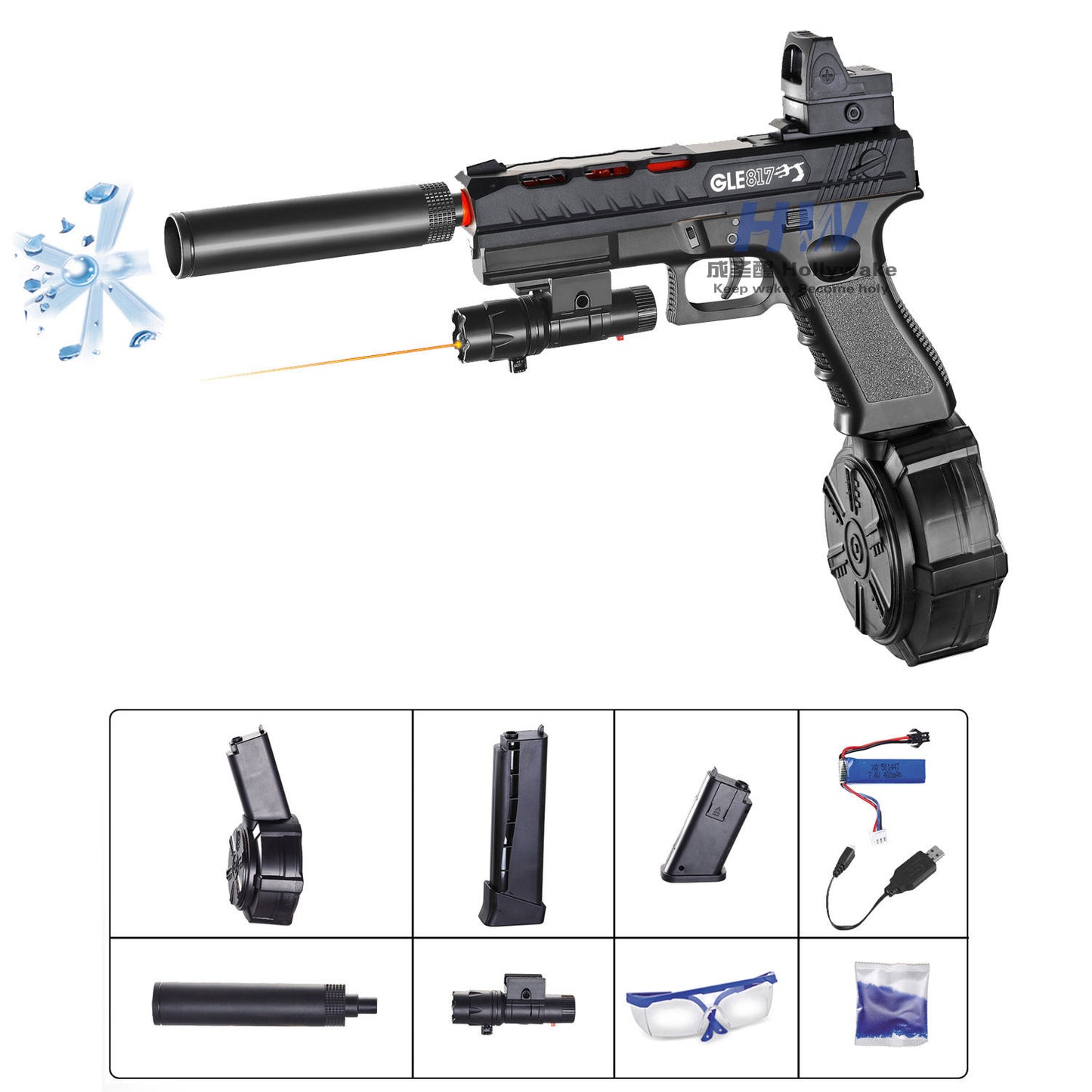 Pistolas de juguete RX AK 47 V2 Gel Blaster | Porcelana