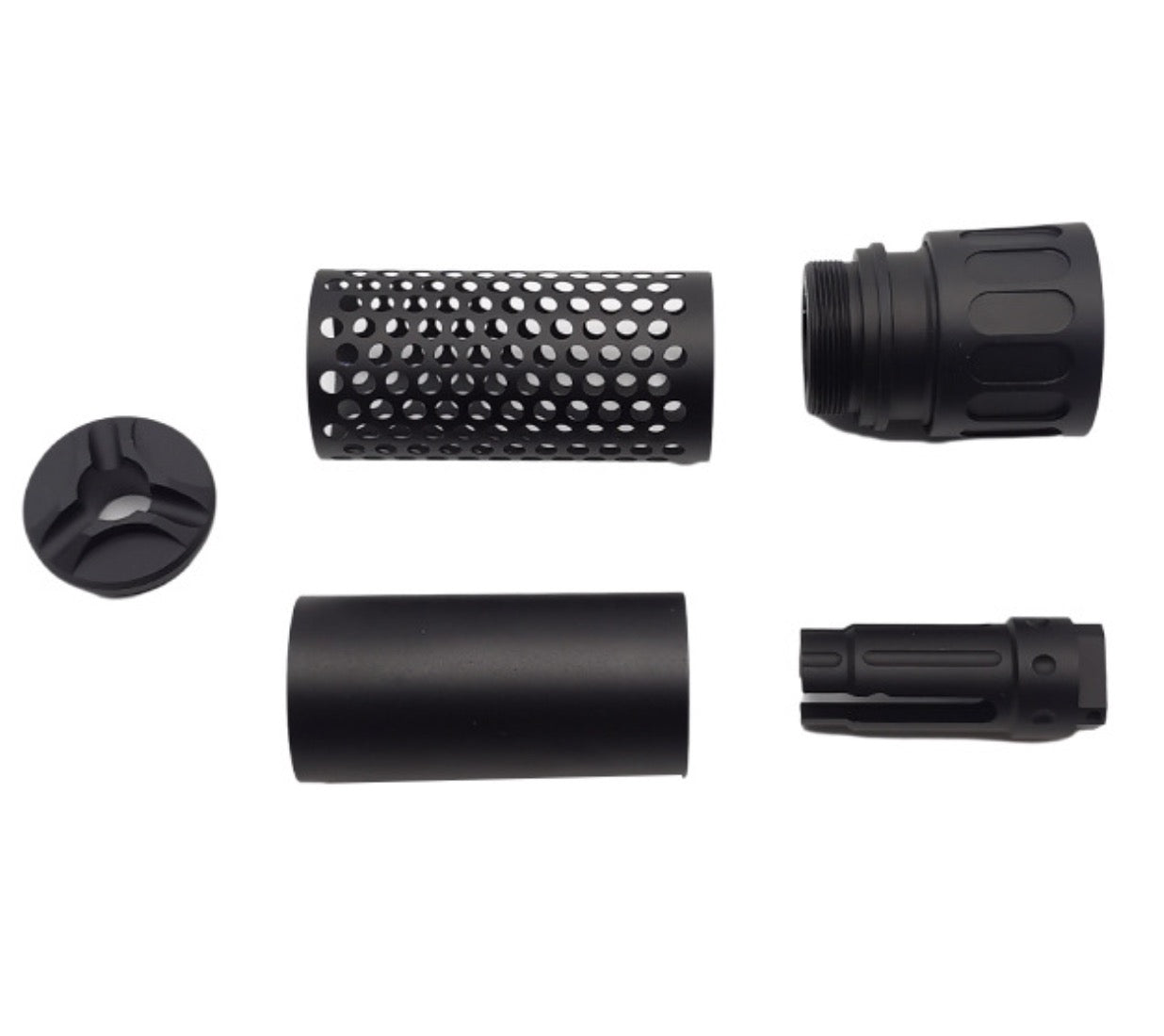 Quick Release Metal Silencer For Toy Gun 14 mm CCW Free Shipping 149 Countries