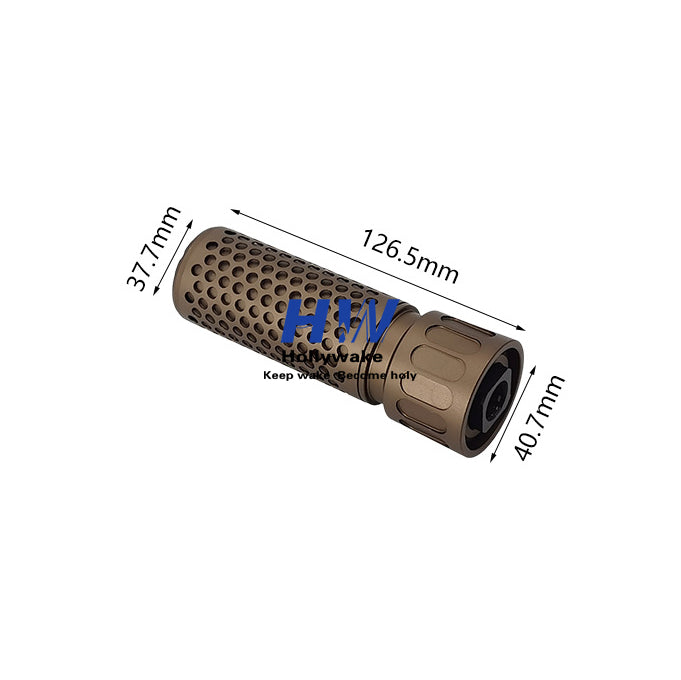 Quick Release Metal Silencer For Toy Gun 14 mm CCW Free Shipping 149 Countries